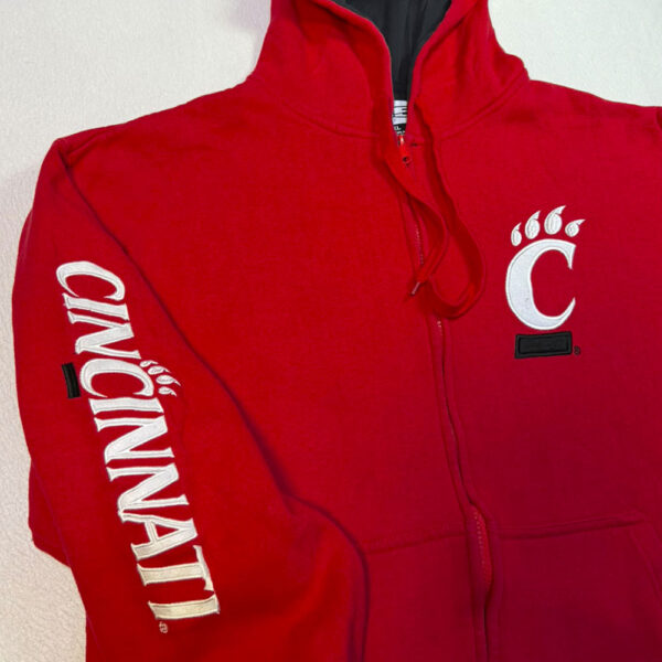 Hoodie Zip Cincinnati Bearcats NCAA | Talla XL