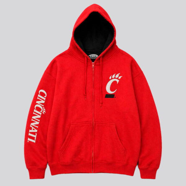 Hoodie Zip Cincinnati Bearcats NCAA | Talla XL