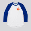 CLEMSOM Playera Clemson Tigers Manga Larga Blanca/Azul | Talla M