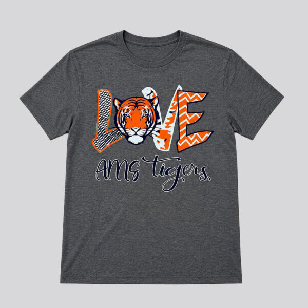 Playera Clemson Tigers Love Gris | Talla M