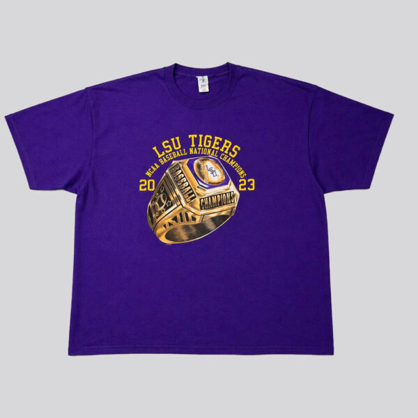 Playera LSU Tigers NCAA Baseball National Champions 2023 | Talla XXL
