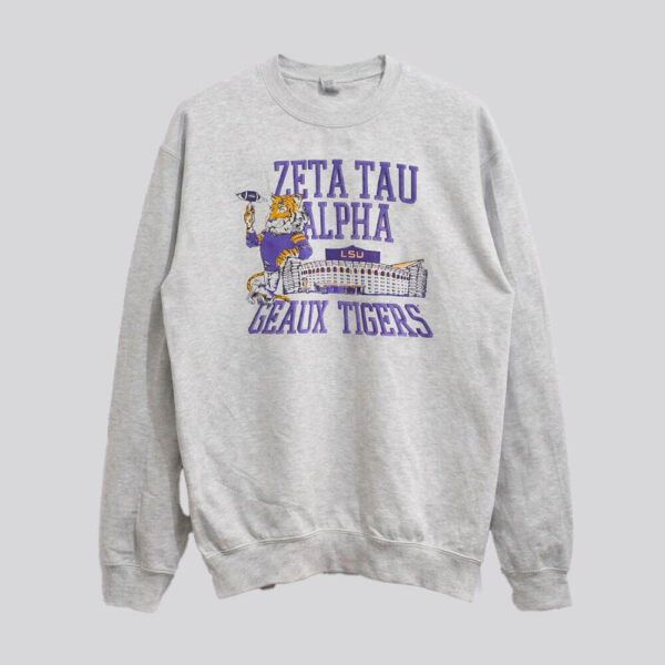 LSU LSU Tigers Zeta Tau Alpha Crewneck NCAA Talla M