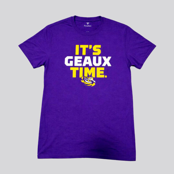LSU PLAYERA copia Playera LSU Tigers It's Geaux Time Morada | Talla M
