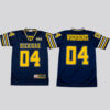 MICHIGAN 04 Jersey Michigan Wolverines #04 Azul Marino | Talla M