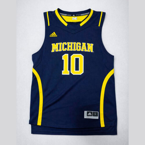 Jersey Adidas Michigan Wolverines #10 Azul Marino | Talla M