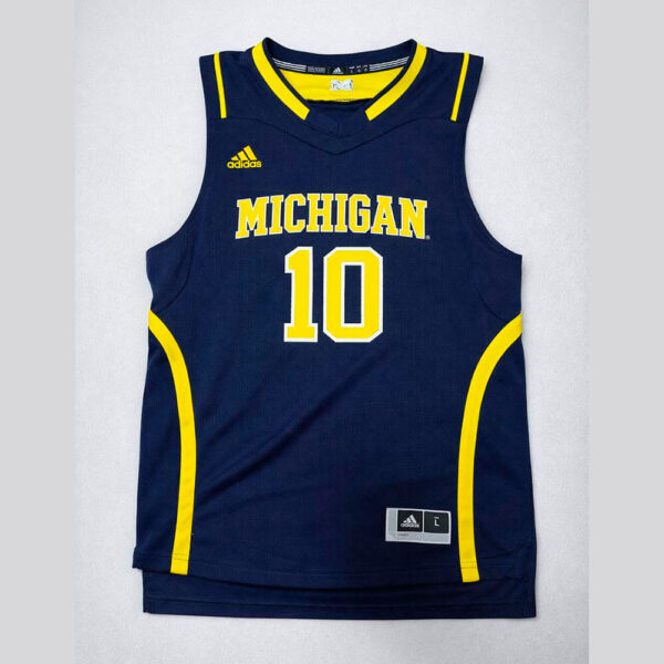 MICHIGAN 10 Jersey Adidas Michigan Wolverines #10 Azul Marino | Talla M