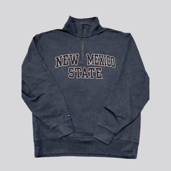 Sudadera New Mexico State 1/4 Zip Gris | Talla M