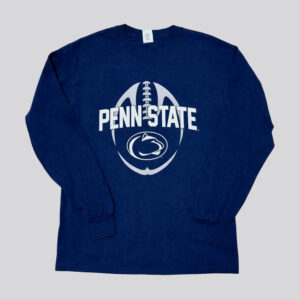 Playera Penn State Football Manga Larga Azul | Talla M