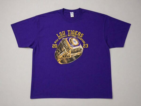 Playera LSU Tigers Baseball National Champions 2023 Talla XXL