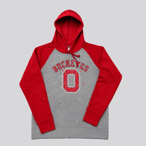 Sudadera Ohio State Buckeyes Gris/Roja | Talla S