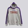 Sudadera LSU Tigers Gris con Morado | Talla S