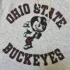 Hoodie Ohio State Buckeyes vintage Brutus gris jaspeado