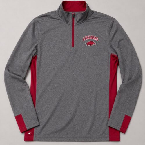 ARK-QZ-001 Pullover 1/4 Zip Arkansas Razorbacks Colosseum