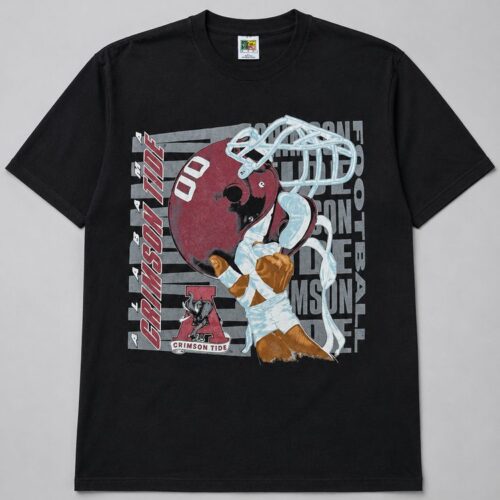 BAMA-TEE-2XL-001 Crewneck Alabama Crimson Tide Bicolor Vintage Starter