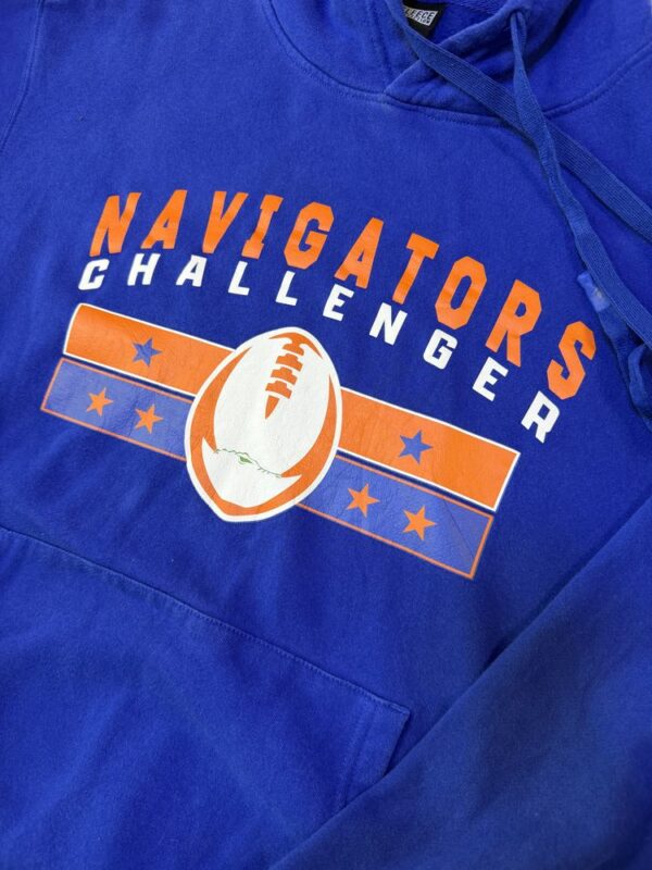 Hoodie Navigators Challenger Football Azul Royal