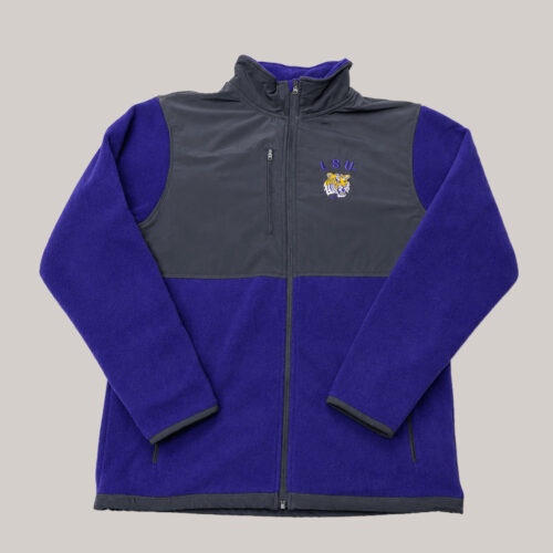 CHAMARRA LSU Jacket Fleece Full Zip LSU Tigers Bicolor