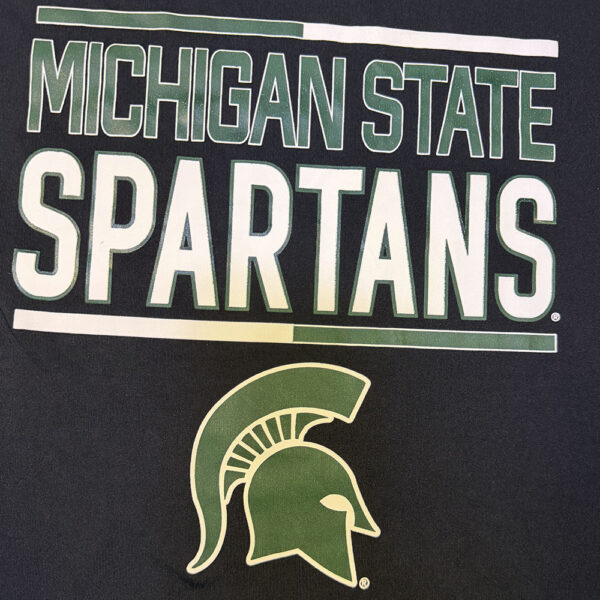 Conjunto Michigan State Spartans Playera y Pants Negro2 Conjunto Michigan State Spartans Playera y Pants Negro - Talla S (Importado USA)
