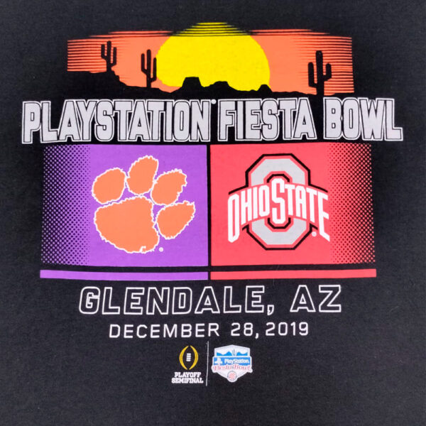 FIIESTA BOWL2 Playera PlayStation Fiesta Bowl Clemson vs Ohio State NCAA 2019 | Talla XL