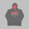 Hoodie Cincinnati Bearcats Champion Negro Forro Rojo