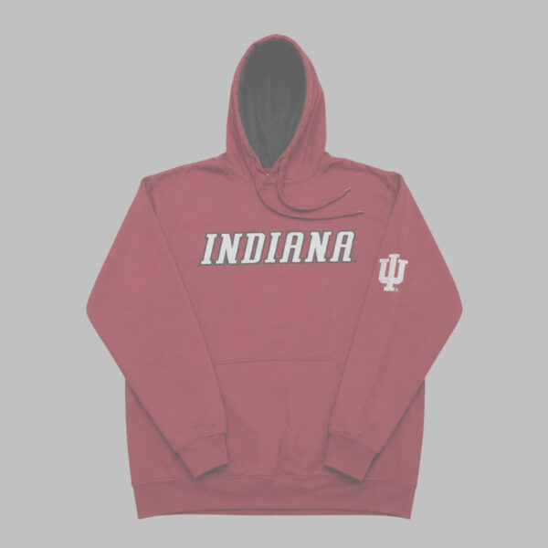 Hoodie Indiana Hoosiers NCAA Carmesí Hoodie Indiana Hoosiers NCAA Carmesí