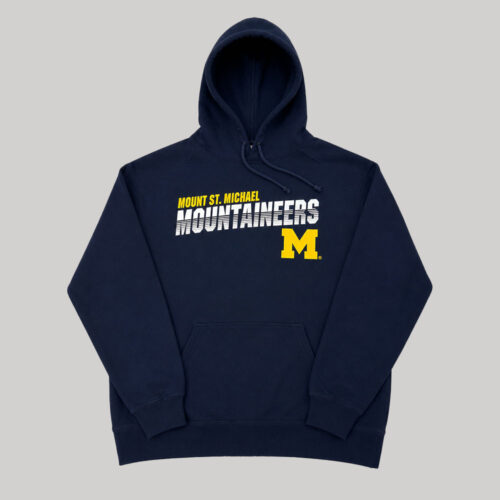 Hoodie Mount St. Michael Mountaineers azul marino amarillo