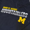 Hoodie Mount St. Michael Mountaineers azul marino amarillo