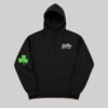 Hoodie Notre Dame Leprechaun futurista negro/verde
