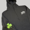 Hoodie Notre Dame Leprechaun futurista negro/verde