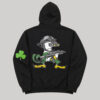 Hoodie Notre Dame Leprechaun futurista negro/verde