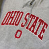 Hoodie Ohio State Buckeyes gris jaspeado rojo1 Hoodie Ohio State Buckeyes gris jaspeado rojo