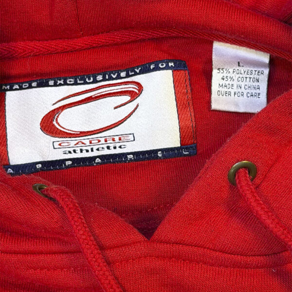 Hoodie Ohio State Buckeyes rojo bandas blancas