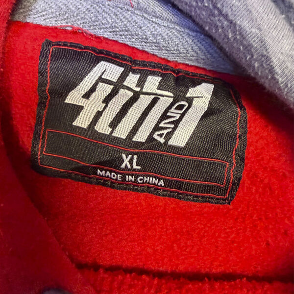 Hoodie Ohio State Buckeyes rojo escudo O blanco1 Hoodie Ohio State Buckeyes rojo escudo O blanco