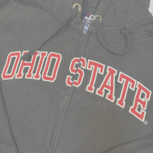 Hoodie Zip Ohio State Buckeyes Negro J. America