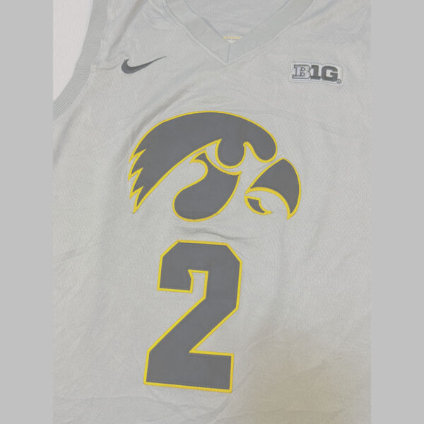 Jersey Basketball Iowa Hawkeyes #2 Nike Alternate Gris B1G