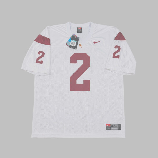 Jersey Blanco #2 Nike Jersey Football #2 Nike Blanco — USC