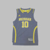 Jersey Michigan Wolverines Basketball #10 Adidas Jersey Michigan Wolverines Basketball #10 Adidas Azul Marino
