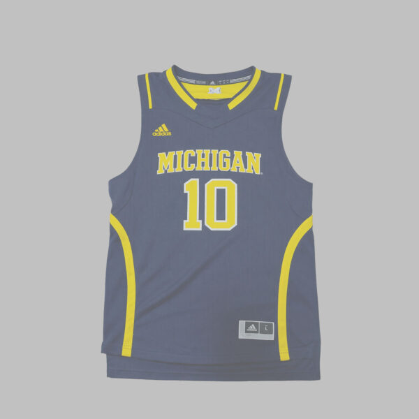 Jersey Michigan Wolverines Basketball #10 Adidas Jersey Michigan Wolverines Basketball #10 Adidas Azul Marino