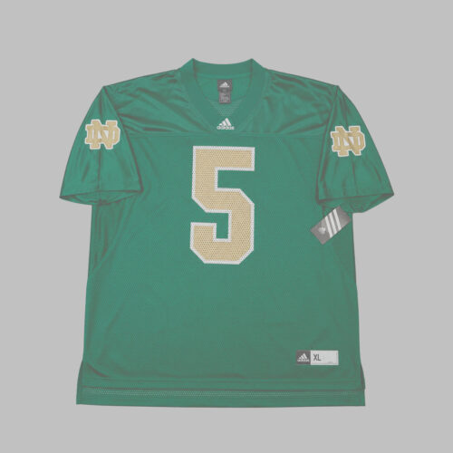 Jersey Notre Dame #5 Adidas Shamrock Series NWT Jersey Notre Dame Fighting Irish #5 Adidas Shamrock Series Verde — Nuevo con Etiqueta
