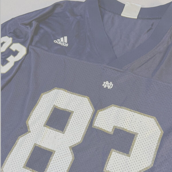 Jersey Notre Dame Fighting Irish #83 Adidas Azul Marino 3XL