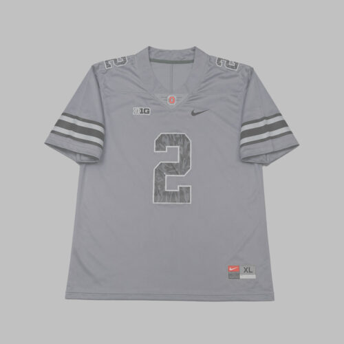 Jersey Ohio State Buckeyes #2 Nike Stealth Gris B1G Edition Jersey Ohio State Buckeyes #2 Nike Stealth Gris B1G Edition