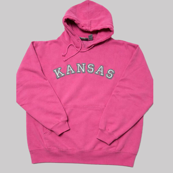 KASAS> Hoodie Kansas Jayhawks NCAA Washed | Talla XL