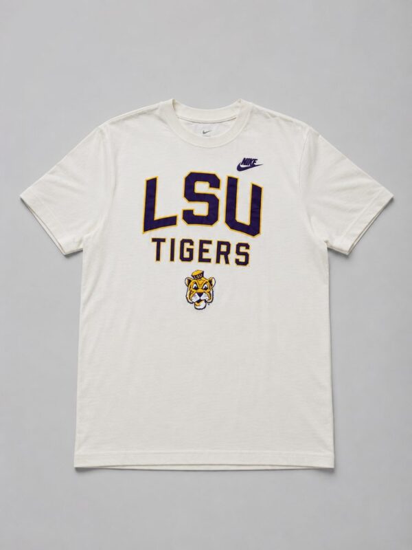 LSU-TEE-M-001 Playera Nike LSU Tigers Vintage Hueso
