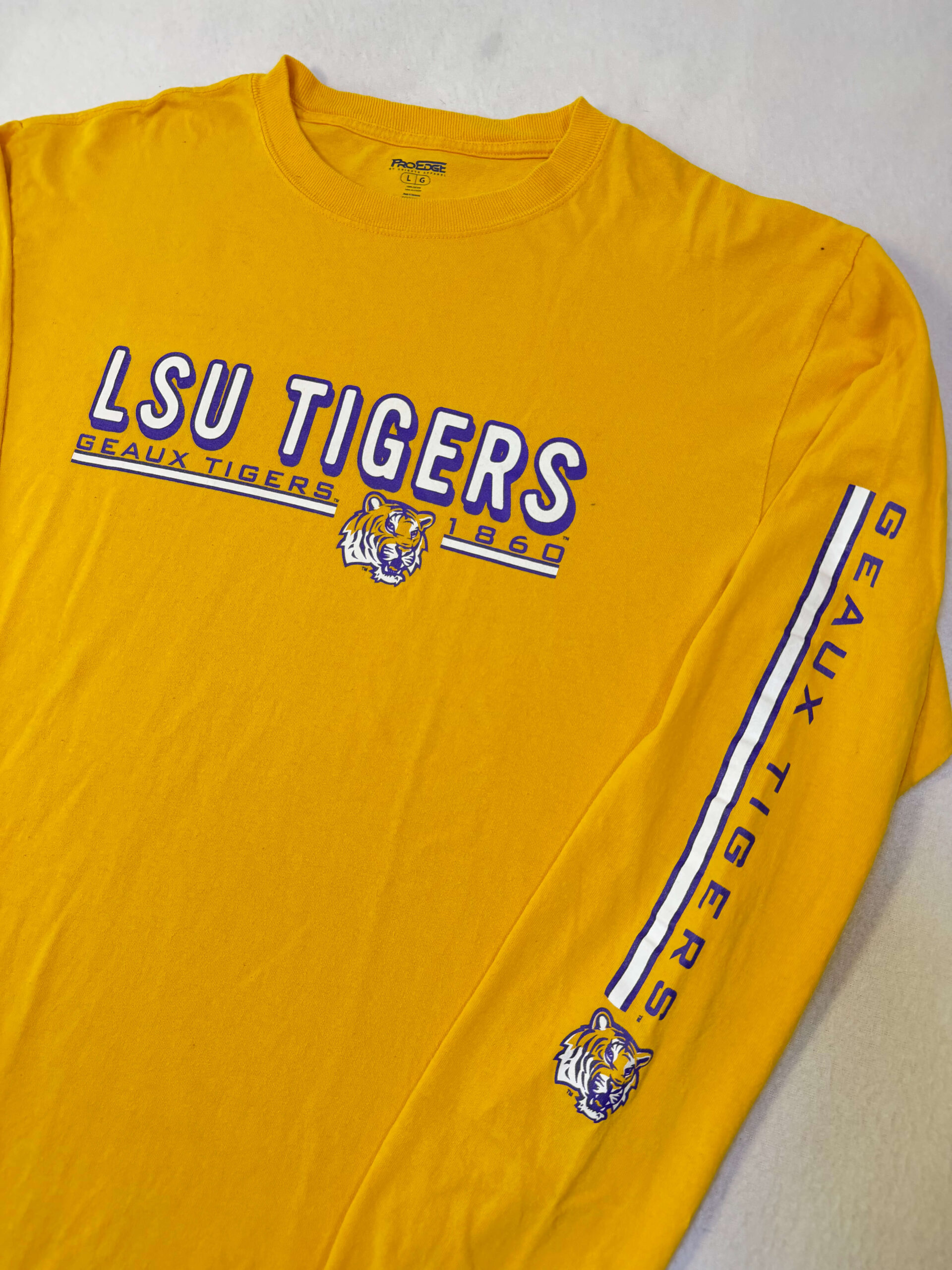 Playera Manga Larga LSU Tigers Geaux Tigers 1860 RedZone