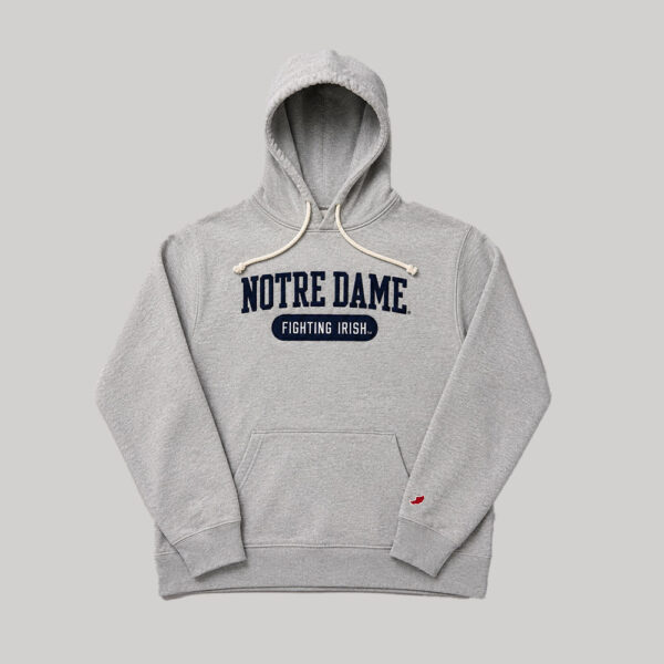 Sudadera Notre Dame Fighting Irish Gris - Talla L