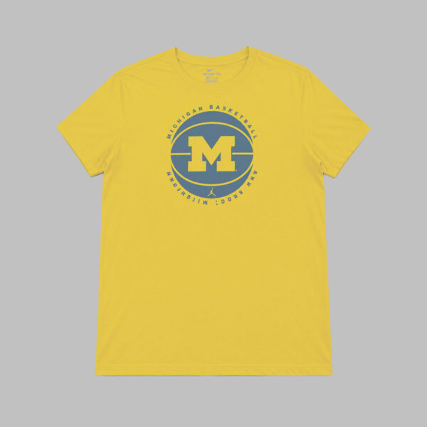 Playera Michigan Wolverines Basketball Jordan Brand Nike Ann Arbor