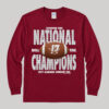 Sudadera Alabama Crimson Tide 2017 National Champions Rojo - Talla M