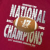 Sudadera Alabama Crimson Tide 2017 National Champions Rojo - Talla M