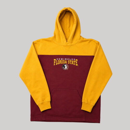 Sudadera con Capucha Florida State Seminoles Vino y Amarilla - Talla S (Importado USA)