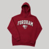 Sudadera con Capucha Fordham Rams Vino - Talla S (Importado USA)