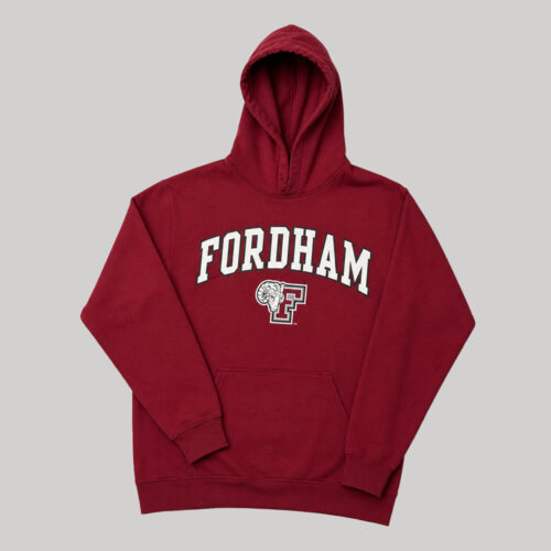 Sudadera con Capucha Fordham Rams Vino - Talla S (Importado USA)